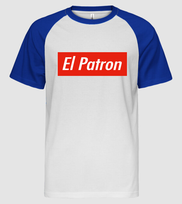  minta fehér/royal pólón