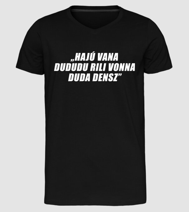  minta fekete pólón