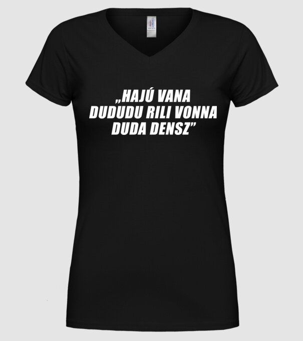  minta fekete pólón
