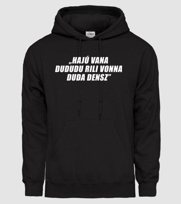  minta fekete pólón